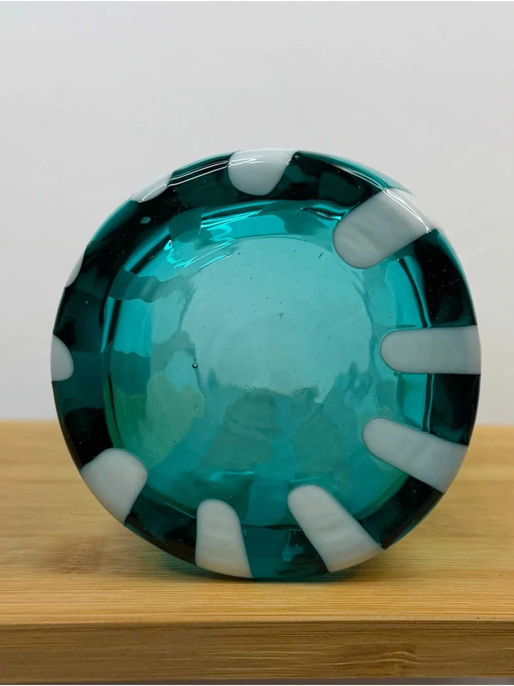 Alessandro Coppola Arte di Murano Italy Aqua/ Teal Glass Tumblers Set of 2 NWT